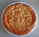 Пирог с курицей .